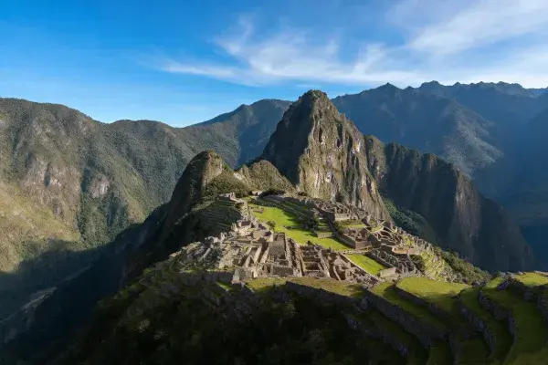 马丘比丘遗址的山间古迹风光