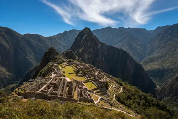印加古迹遗址的山地风貌