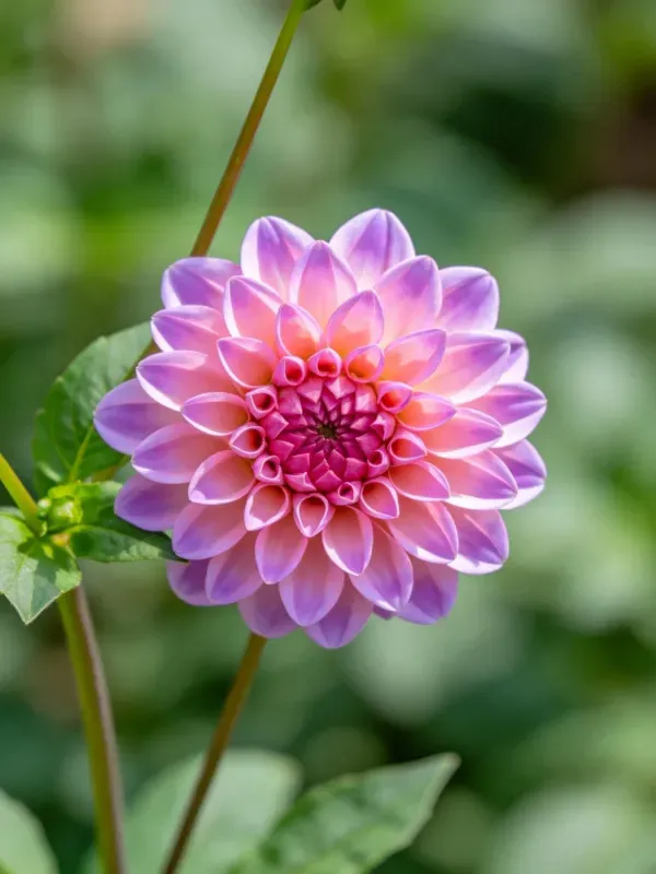 花园内的大丽花特写镜头