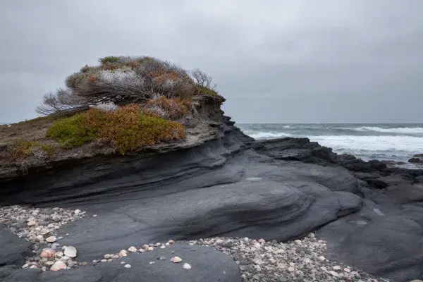 海岸层积岩地貌与滨海景观