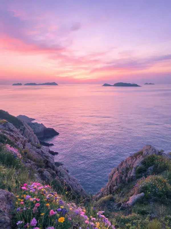 露天岩石悬崖滨海景观