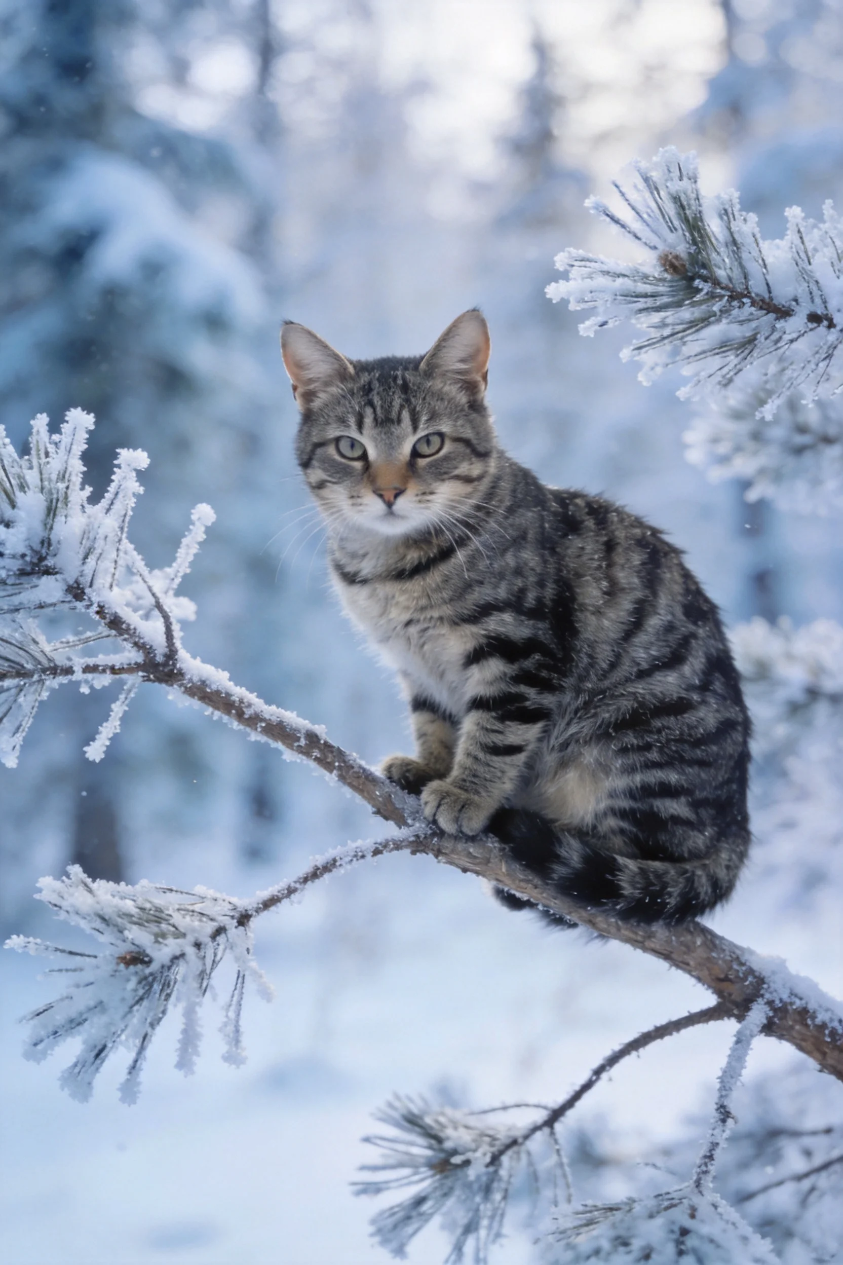 短毛家猫有着清晰的虎斑纹,毛发蓬松且带有明显条纹纹理。